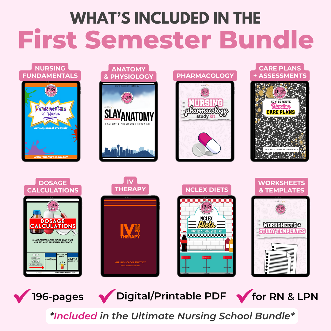First Semester Bundle