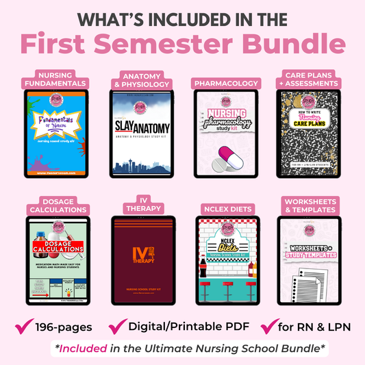 First Semester Bundle